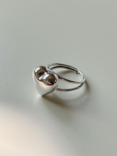 Inel din argint Inima